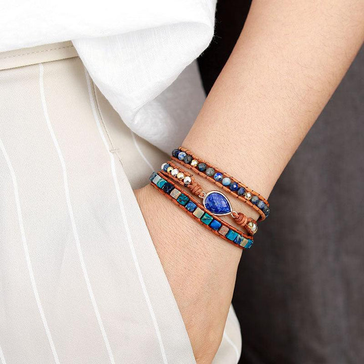Women's Fashion Multilayer Wrap Braided Bracelet - Trendha