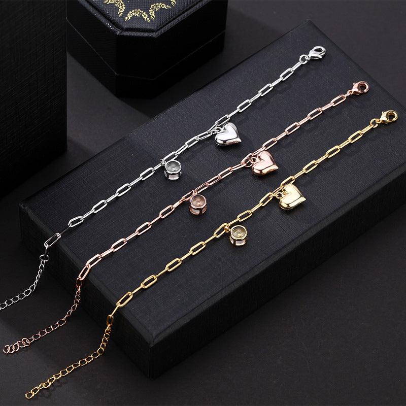 Women's Fashion Simple Geometric Projection Bracelet - Trendha