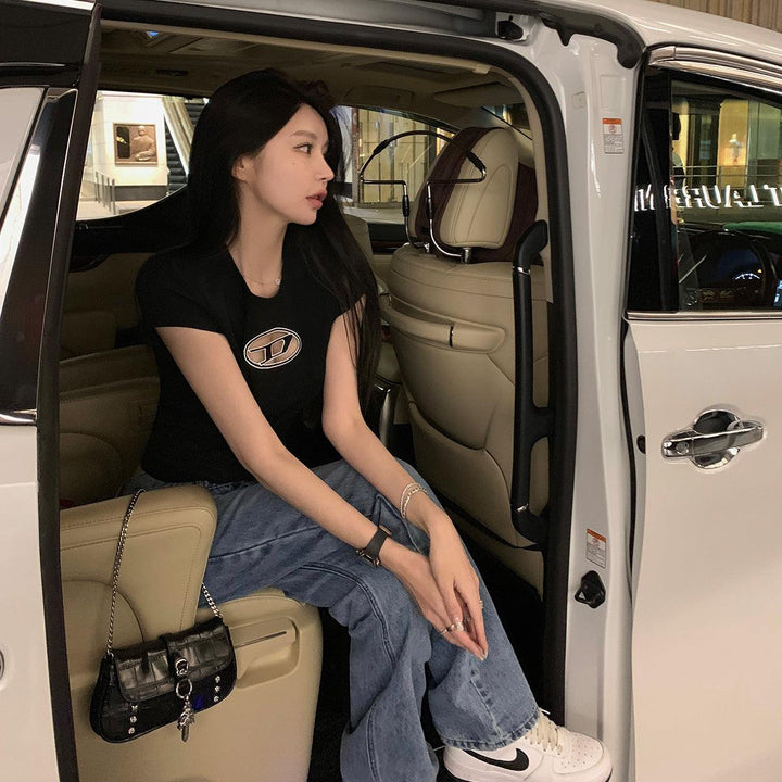 Women's Fashion Simple Slim-fit Figure Flattering Top - Trendha