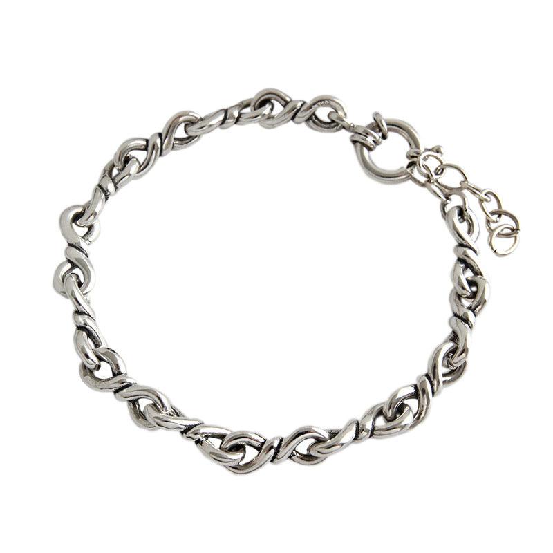 Women's Personalized Vintage Versatile Sterling Silver Bracelet - Trendha