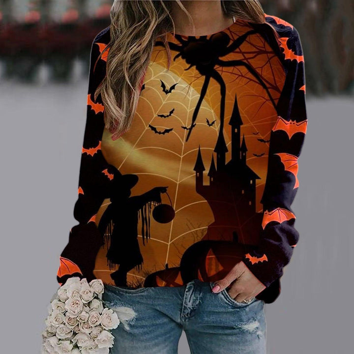 Women's Printed Long Sleeve T-shirt - Trendha