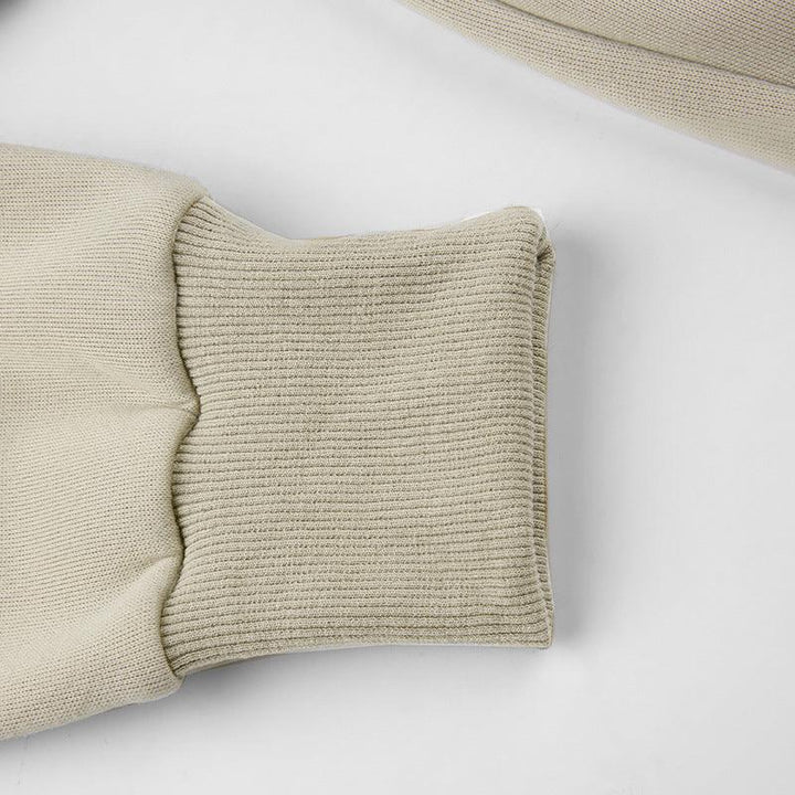 Women's Retro Print Loose Hooded Cardigan Sweater Coat - Trendha