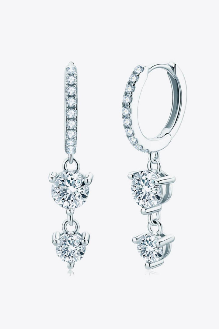 Be The One Moissanite Drop Earrings - Trendha