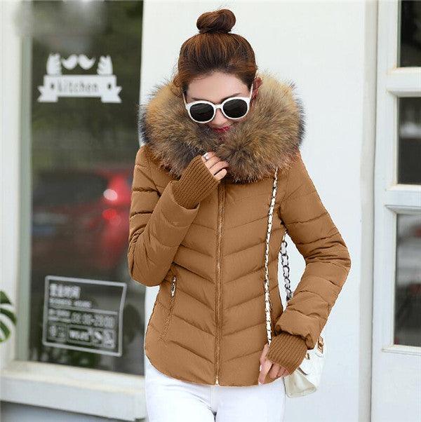 Brown Women'S Parka Jacket Winter Jacket Womens Parkas - Trendha