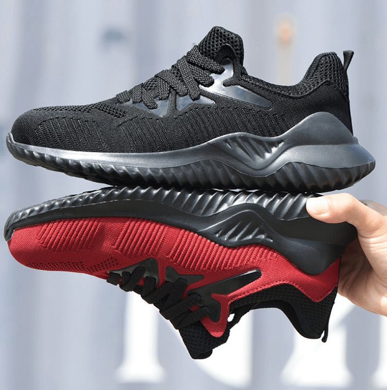 Safety Shoes Men Wear-resistant Light Breathable Boots Anti-slip Rubber Outsole Anti-Smashing Puncture Proof Work Shoes - Trendha