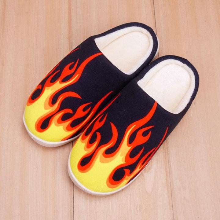 Lovers Non-slip Velvet Home Slippers Cotton Sippers - Trendha