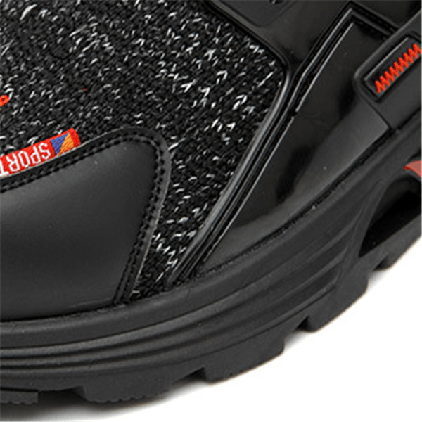 Fashion Work Shoes Men's Outdoor Light Breathable Safety Sneakers Boots Steel Toe Anti Smashing Safety Shoes - Trendha