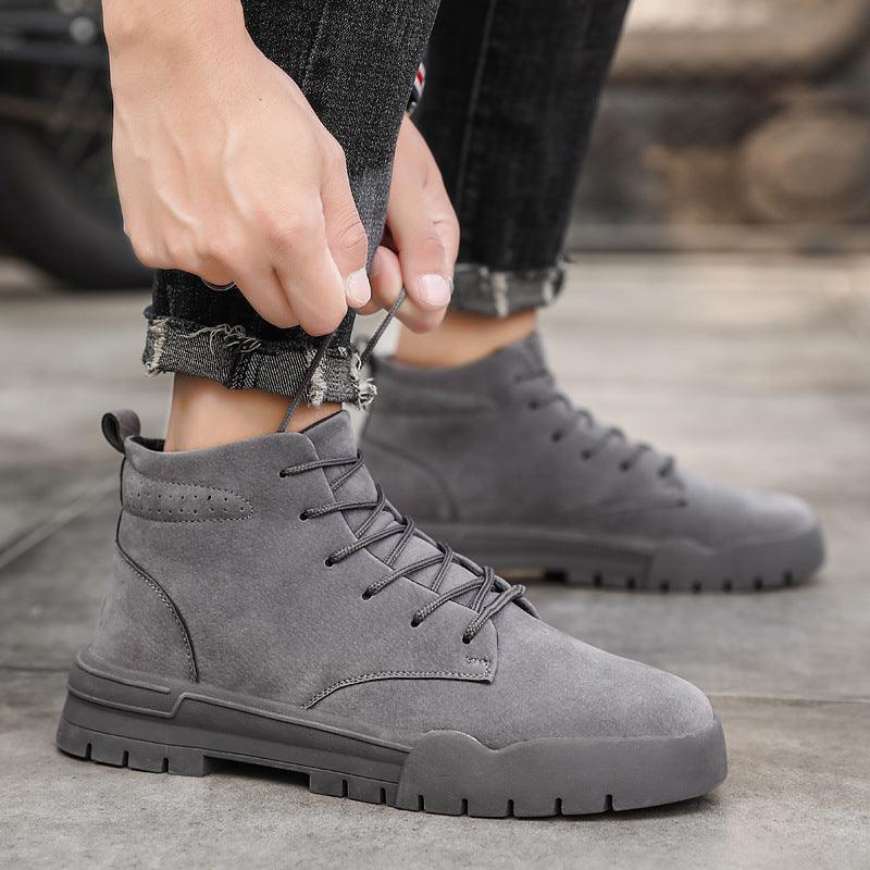 British style tooling Martin boots - Trendha