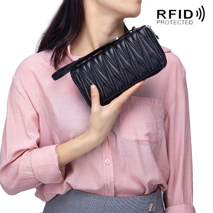 Women's Long Multifunctional Leather Large Capacity Wallet - Trendha