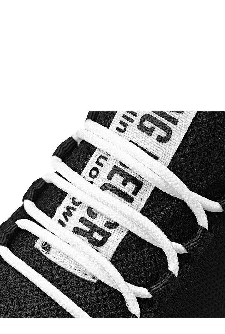 CrLightweight Single Shoes Flying Woven Breathable Running Shoes - Trendha
