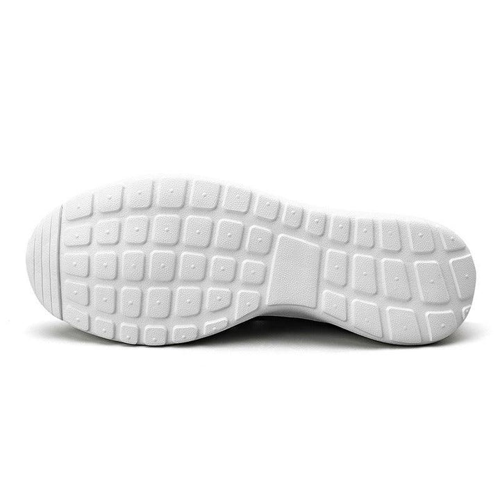 CrLightweight Single Shoes Flying Woven Breathable Running Shoes - Trendha