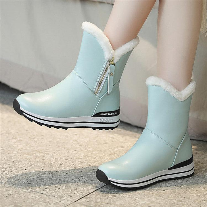 Winter Leisure Children Snow Boots Thicken Parent Child Light And Warm - Trendha