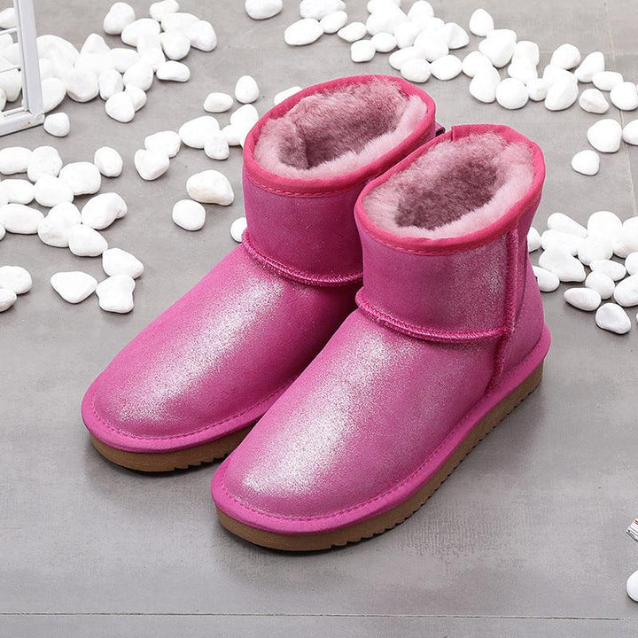 All-Match Women's Warm And Velvet Short-Tube Snow Boots - Trendha