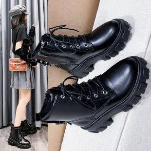 New Autumn And Winter Fashion Women's Shoes Handsome Locomotive Women's Boots - Trendha