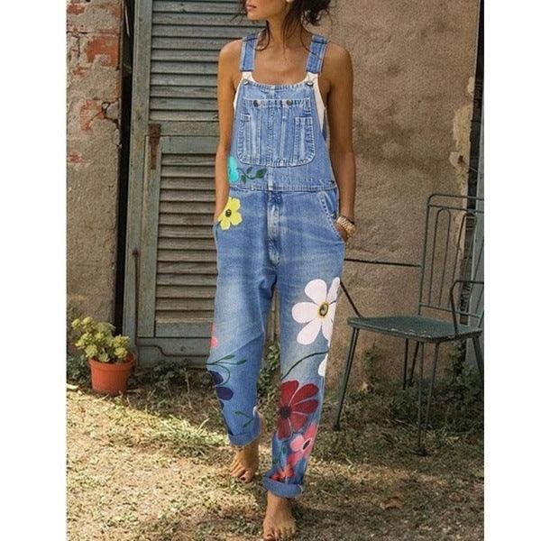 Printed Overalls, Plus Size, Amazon Wish,Sling DenimTrousers - Trendha