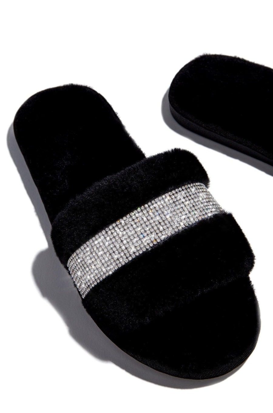 Flat-Heel Flat Round-Toe Slippers - Trendha