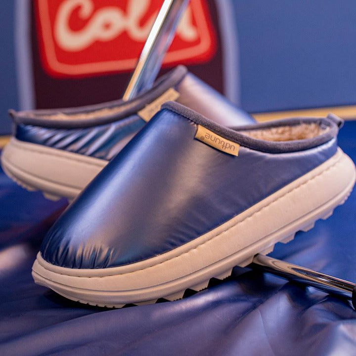 Down warm cotton slippers in autumn and winter - Trendha