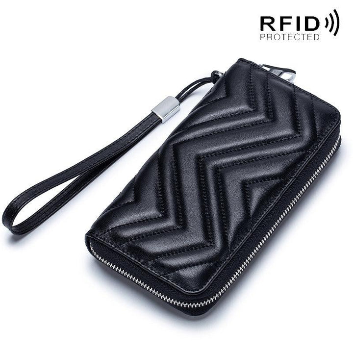 Women's Long Multifunctional Leather Large Capacity Wallet - Trendha