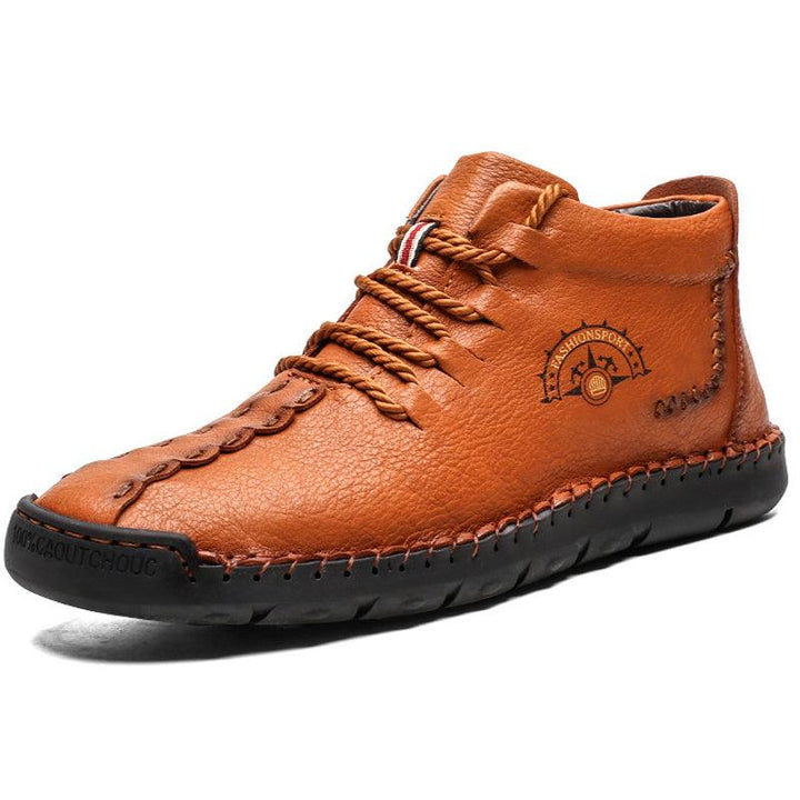 British lazy soft winter men's sports style cotton shoes - Trendha