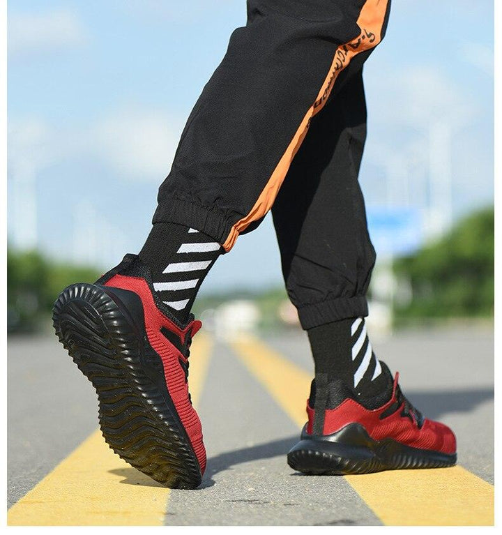 Safety Shoes Men Wear-resistant Light Breathable Boots Anti-slip Rubber Outsole Anti-Smashing Puncture Proof Work Shoes - Trendha