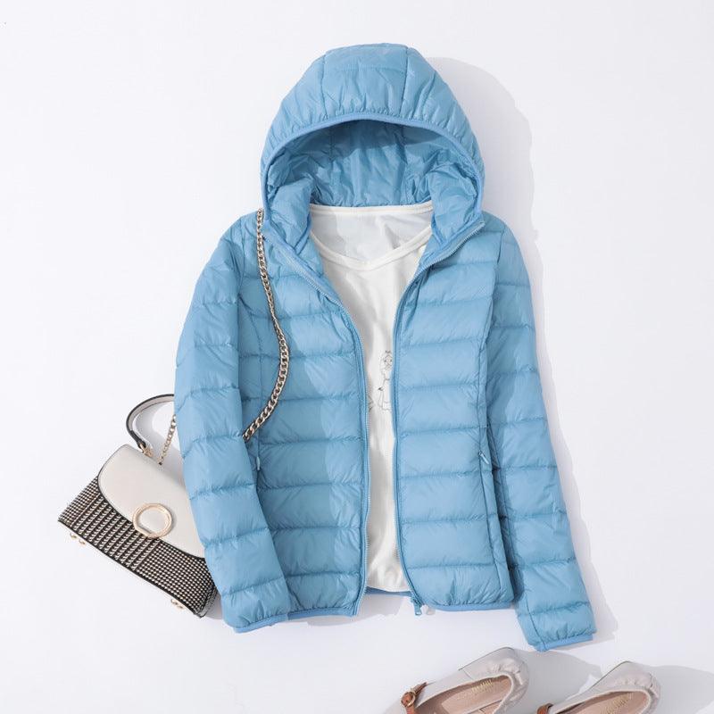 Slim Slimming Portable Short And Thin Down Jacket Women - Trendha