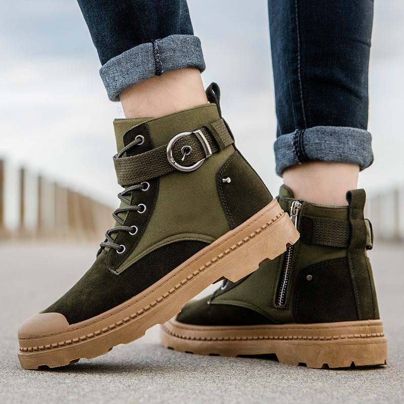 High-top tooling boots - Trendha