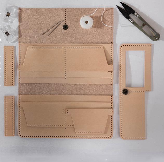 DIY Mist Wax Leather Handmade Wallet Material - Trendha