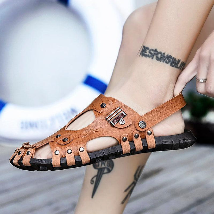 Men's Plus Size Korean Style Beach Sandals - Trendha