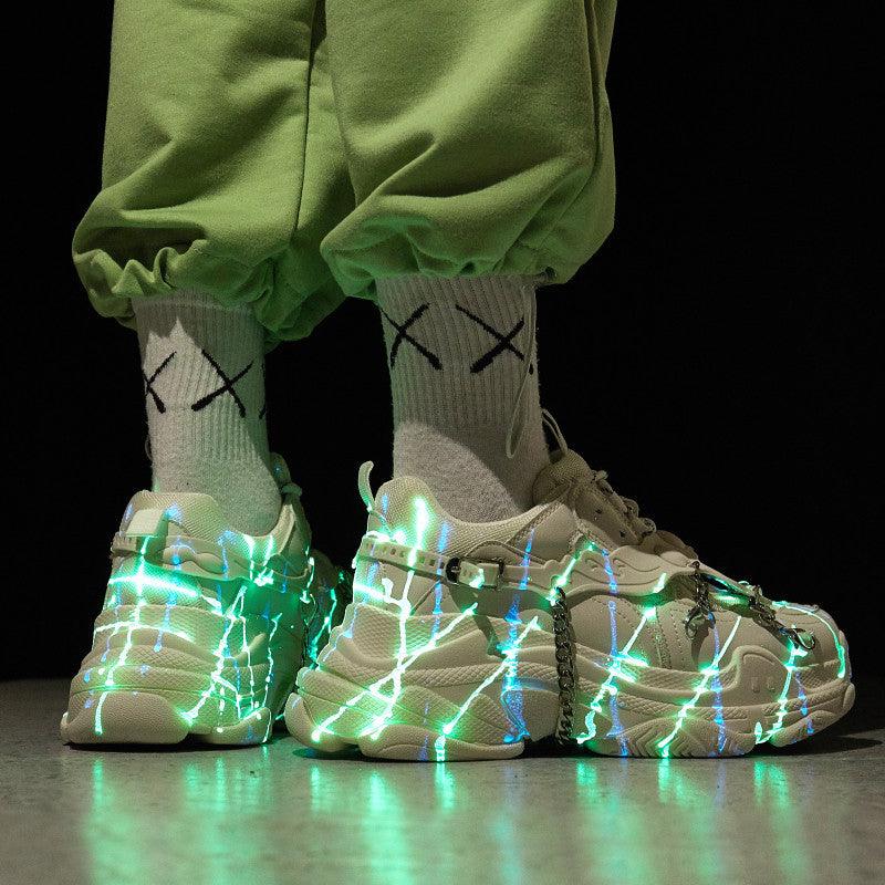 Round Toe Mesh Surface To Increase Sports Shoes - Trendha