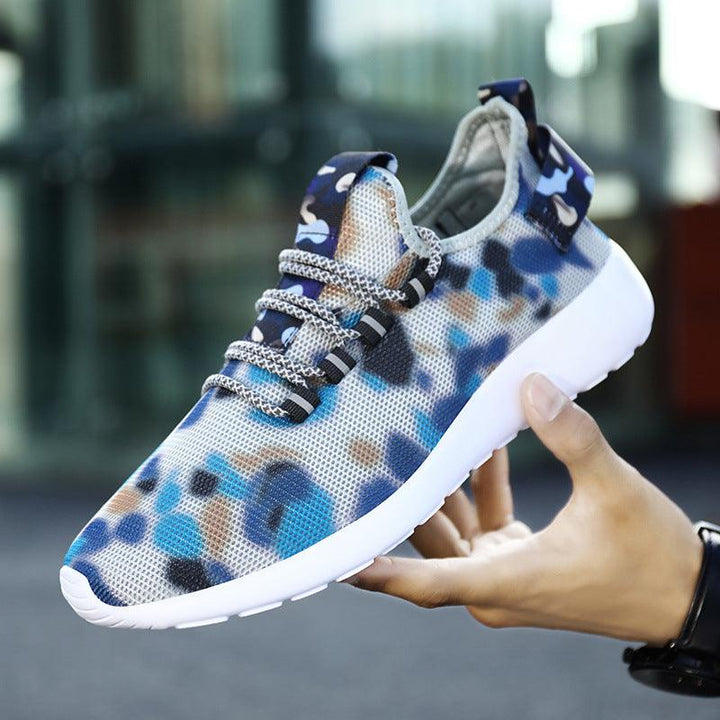 Men's Shoes Summer New Mesh Breathable Sports Shoes - Trendha