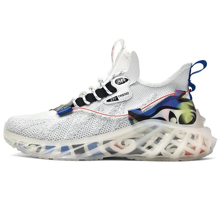 Men's Shoes White Luminous Sports And Leisure - Trendha