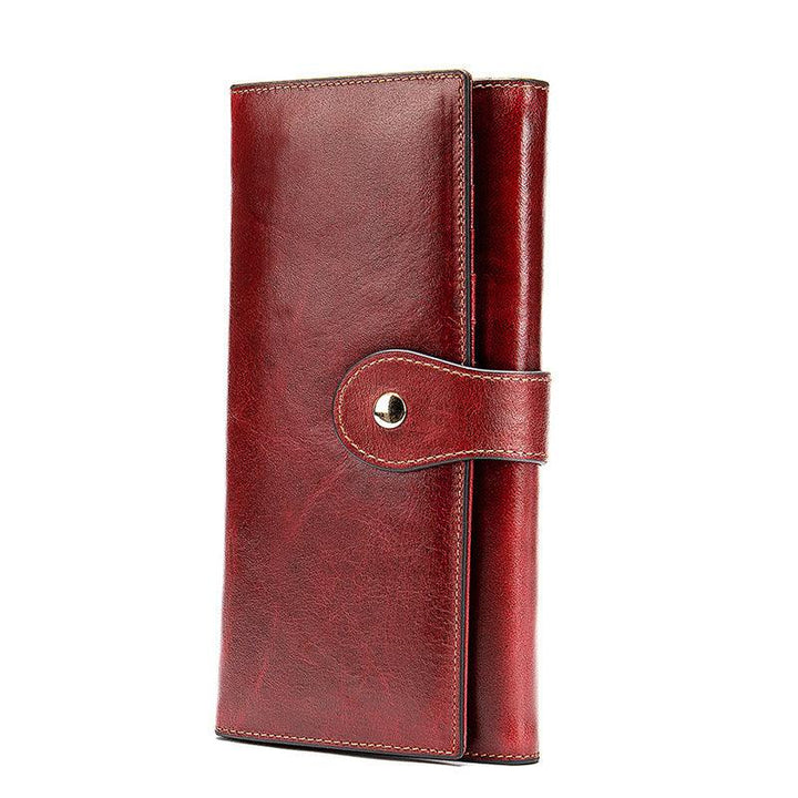 Leather lady antimagnetic RFID wallet - Trendha