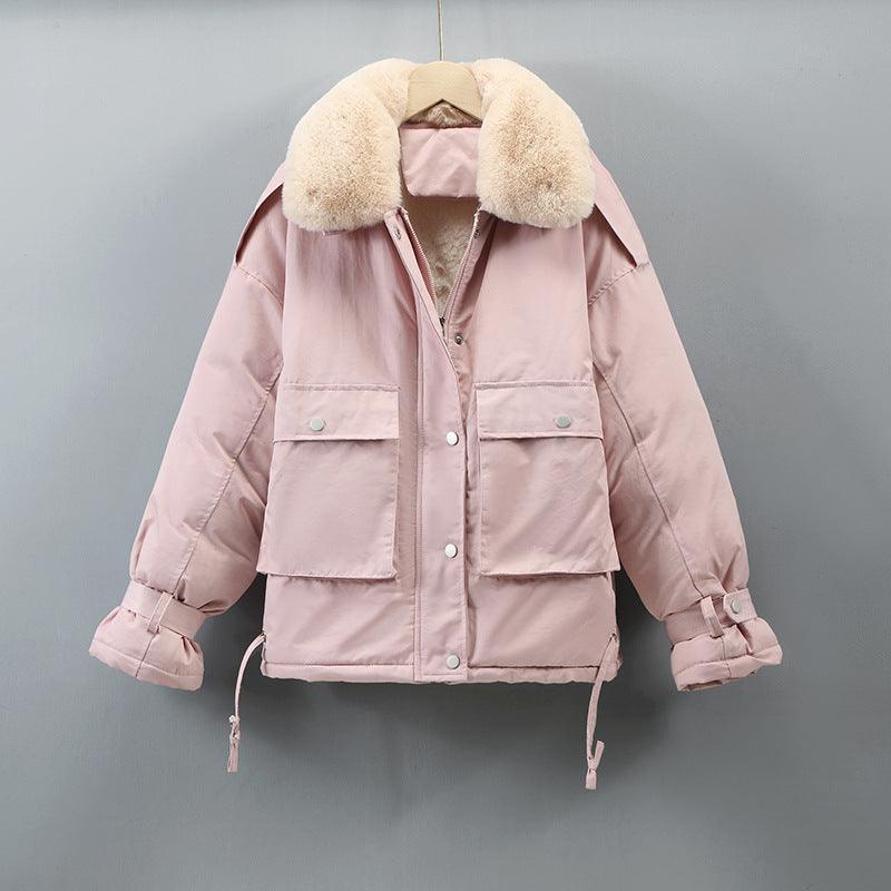 Korean Women's Casual Short Down Padded Jacket - Trendha