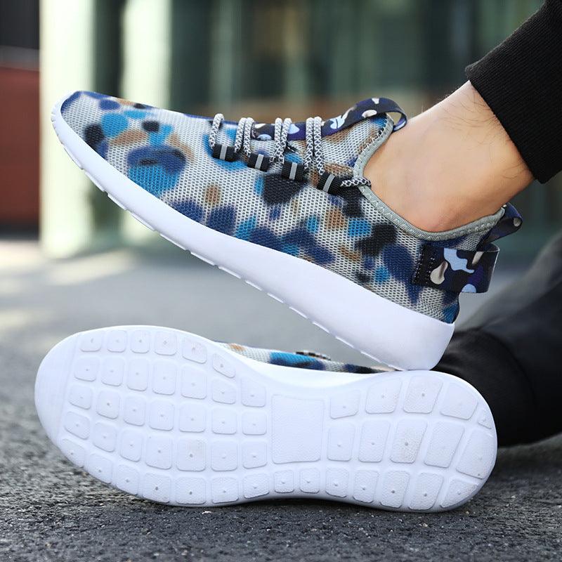 Men's Shoes Summer New Mesh Breathable Sports Shoes - Trendha