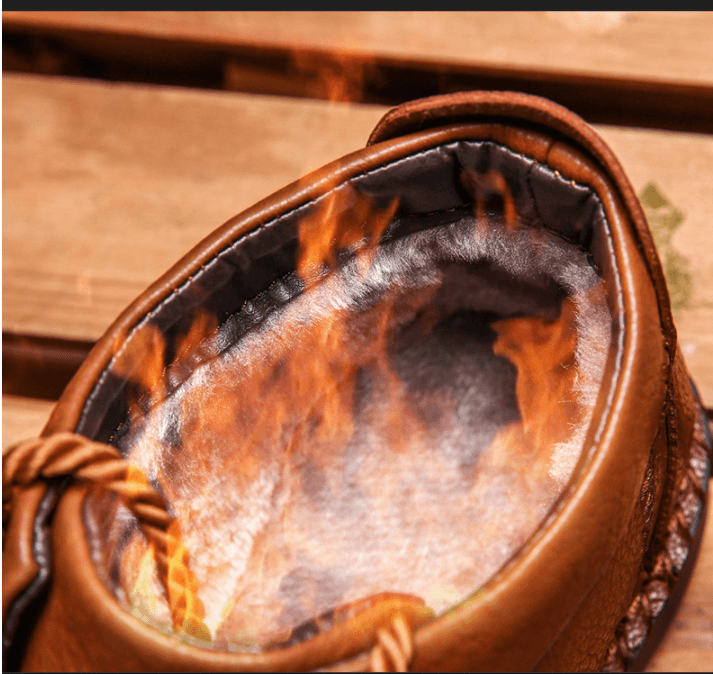 British lazy soft winter men's sports style cotton shoes - Trendha