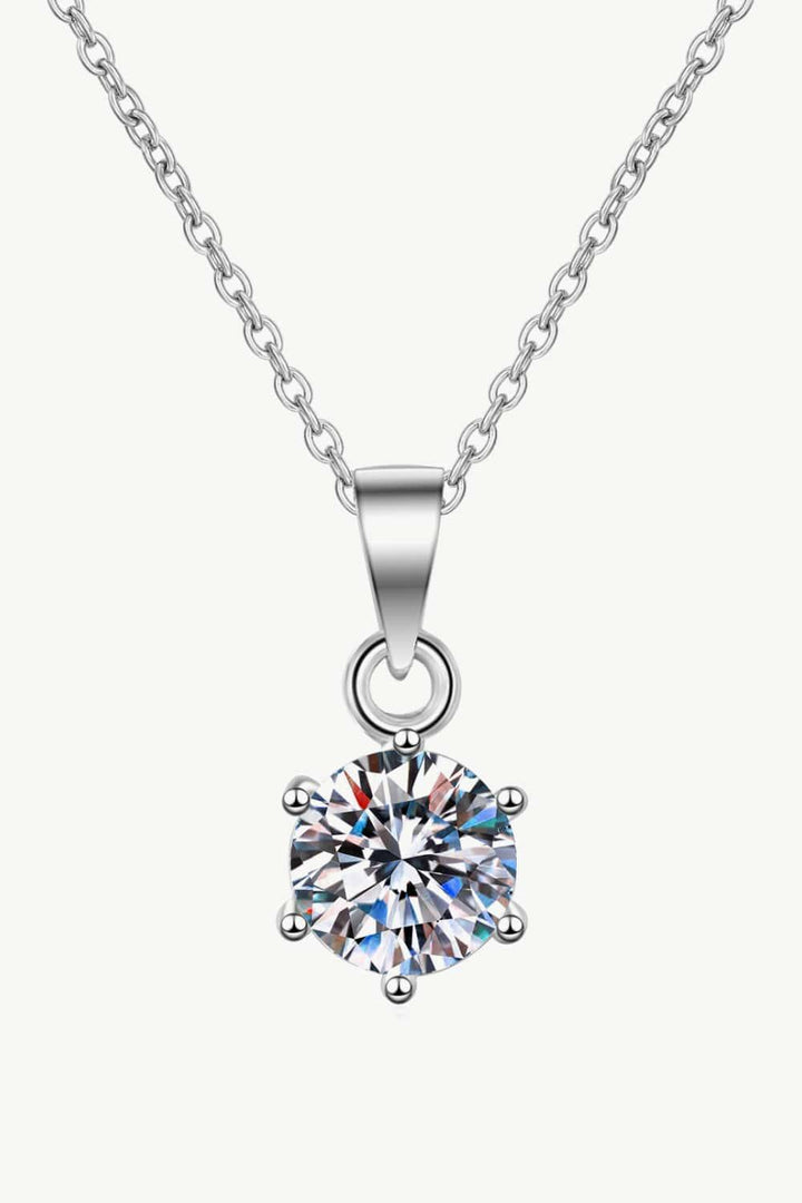 Get What You Need Moissanite Pendant Necklace - Trendha