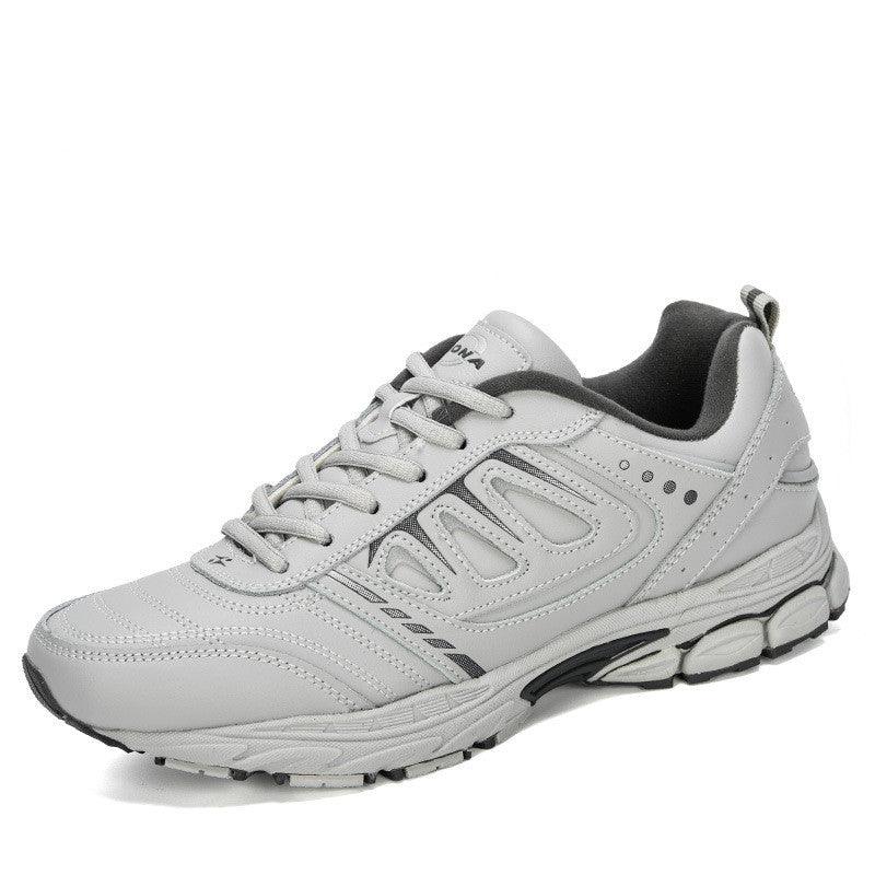 Leather Men's Sports Shoes Men's Hiking Running - Trendha