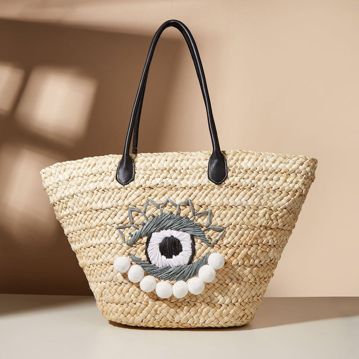 Women's Ethnic Holiday Fashion Eye Shoulder Bag - Trendha