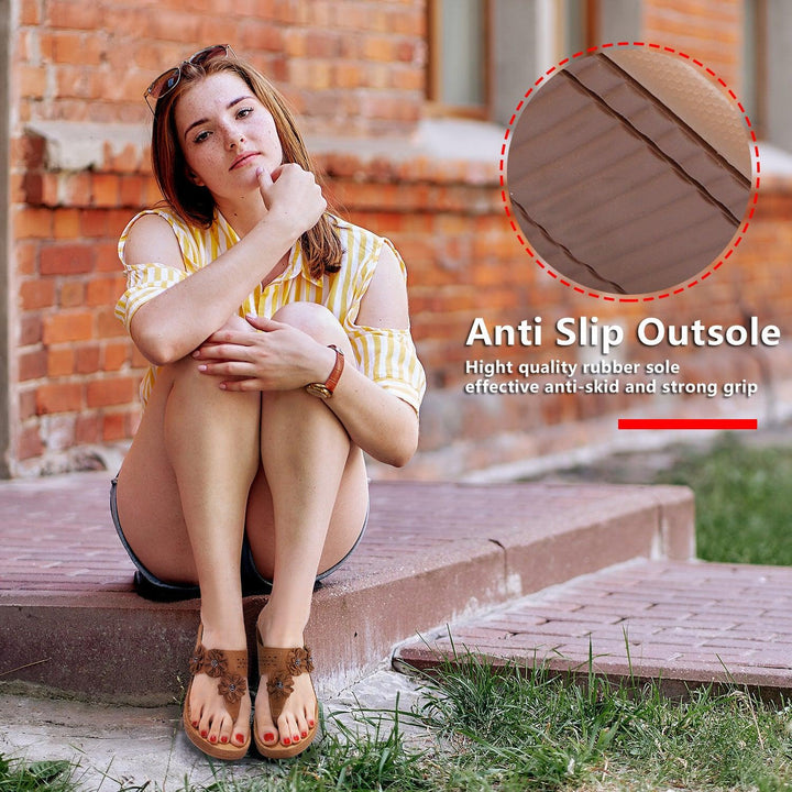 Summer Women's Massage Tablets Wear-resistant Non-slip Beef Tendon Thick-soled Slippers - Trendha