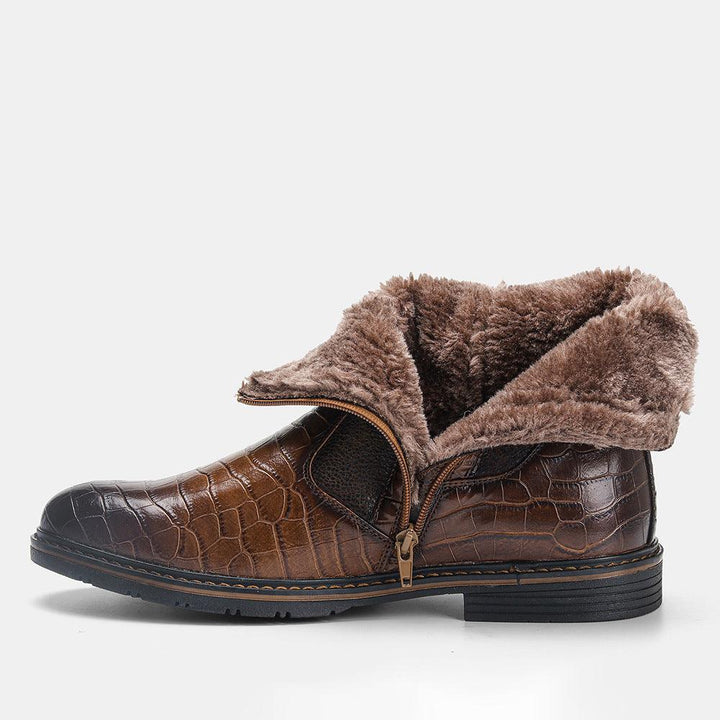 Retro Plush men's Boots - Trendha
