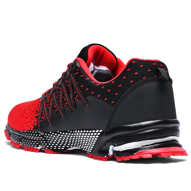 Men's Breathable Lightweight Flying Knit Shoes Sports Casual Shoes - Trendha