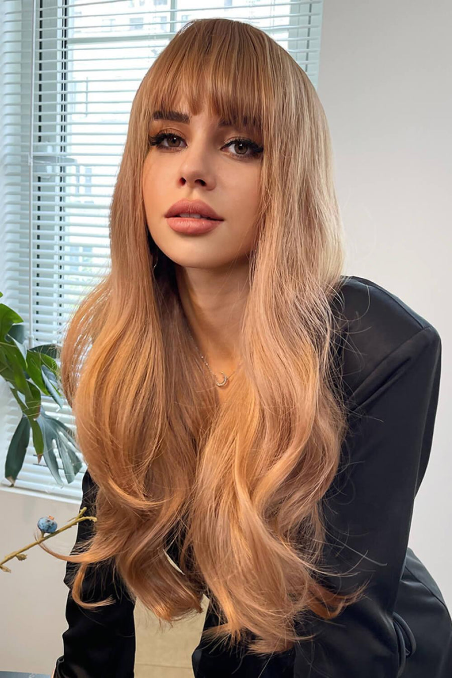 Natural Wave Full Machine Synthetic Wigs 26" - Trendha