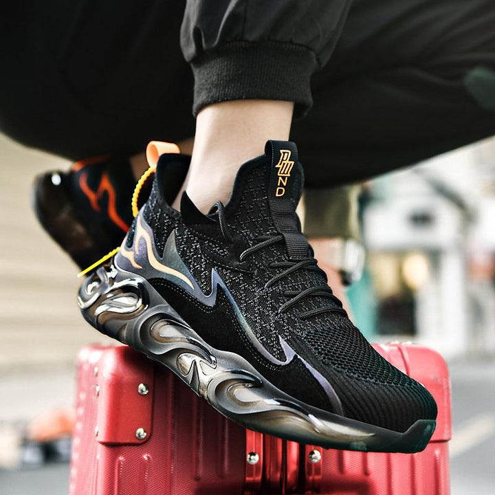 New Summer Men's Shoes Korean Breathable Basketball - Trendha