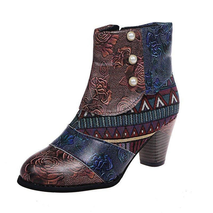 Bohemian Women's Martin Boots National Style - Trendha