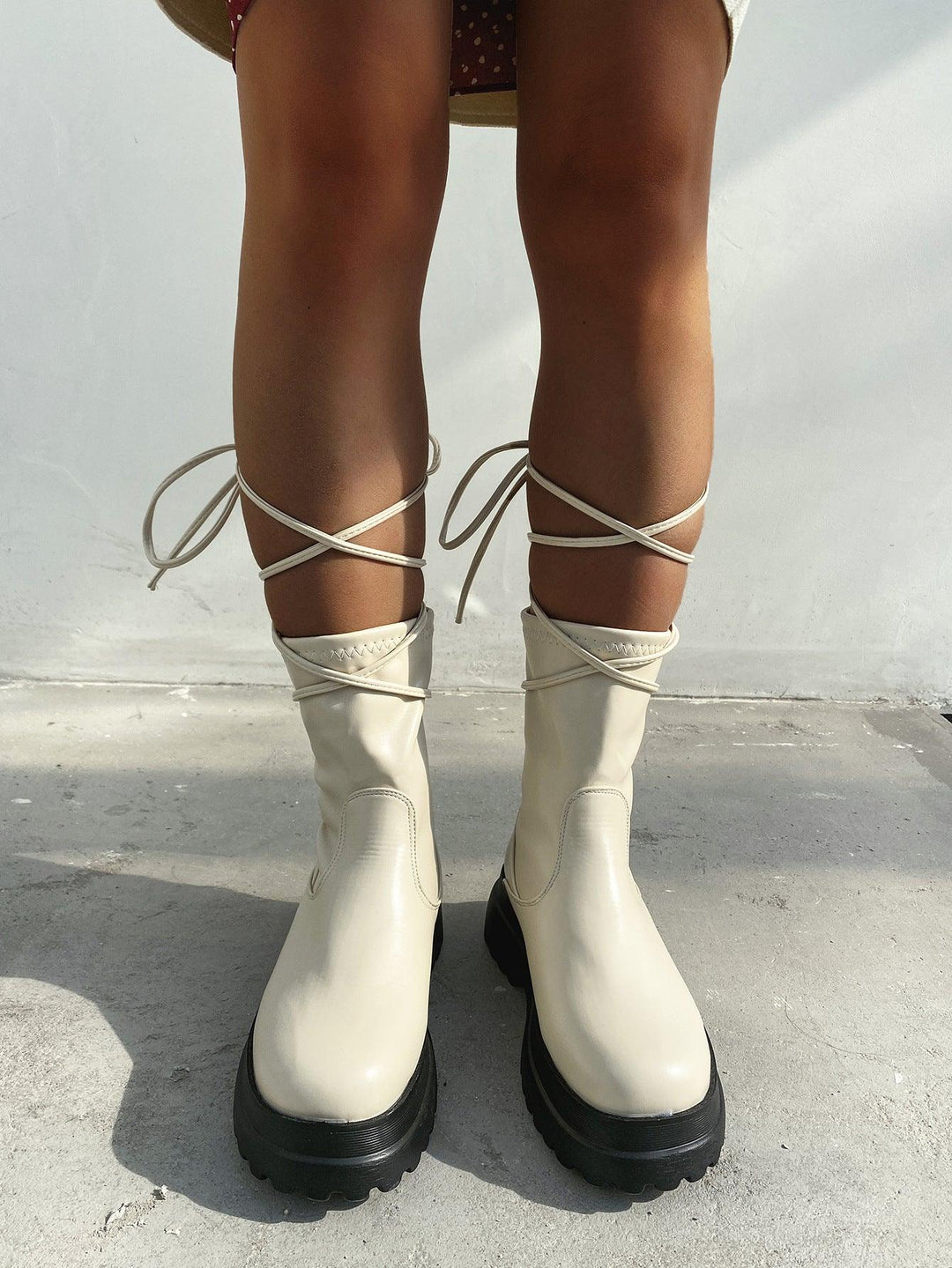 Short Boots Women's High Bottom Short Tube British Style Foreign Trade - Trendha