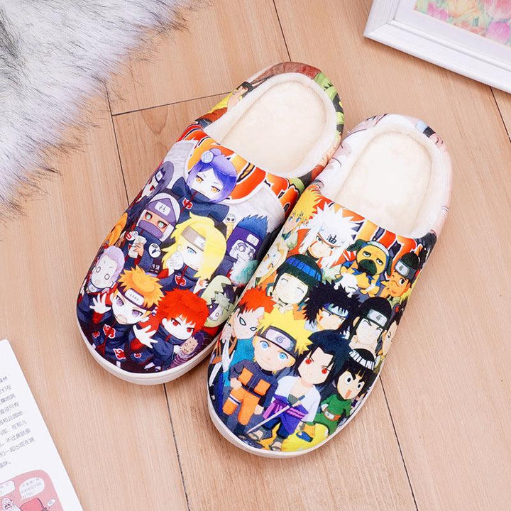 Lovers Non-slip Velvet Home Slippers Cotton Sippers - Trendha