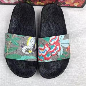 Women's Slide Sandals - Floral Print Rubber Flip-Flops for Everyday Style and Comfort - Trendha