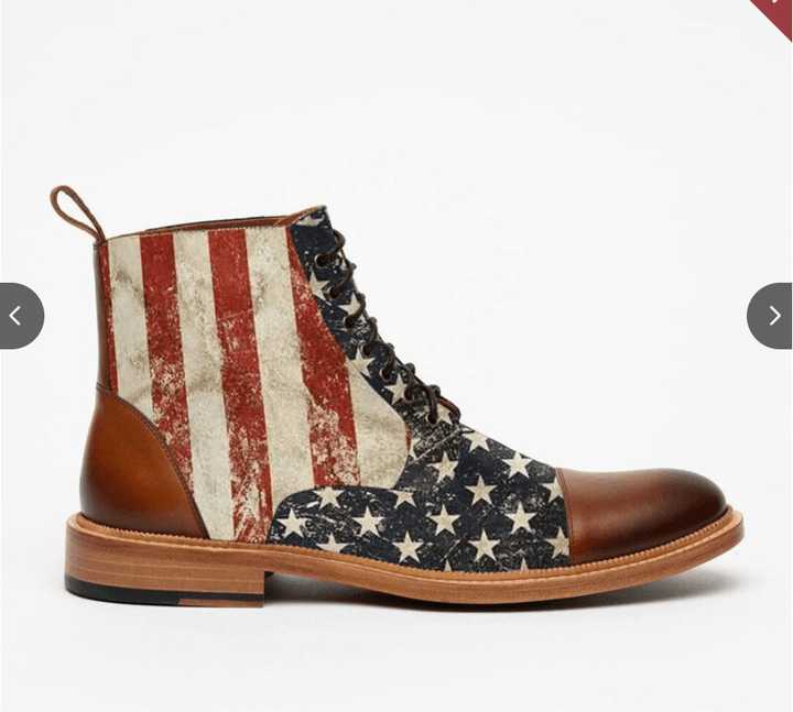 Flat Bottom Martin Boots British Style Retro Short Men's Boots - Trendha