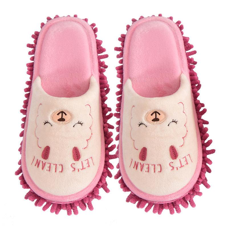 Detachable And Washable Four Seasons Home Mopping Slippers - Trendha