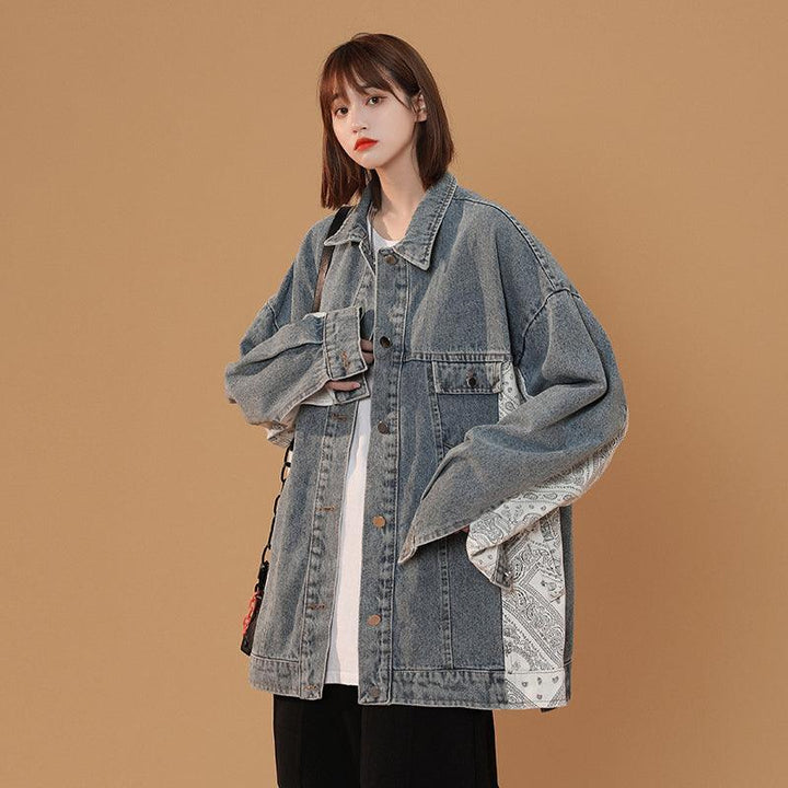 Women's Denim Jacket Loose Korean Style New Spring And Autumn Thin Top - Trendha
